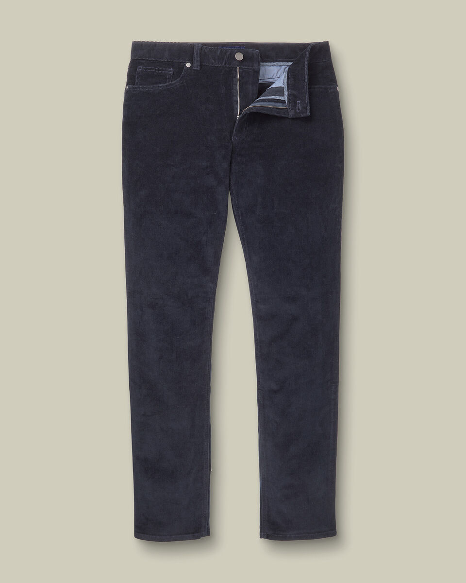 Corduroy 5 Pocket Pants - Navy