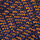 open page with product: Diamond Herringbone Socks - Burnt Orange & Navy