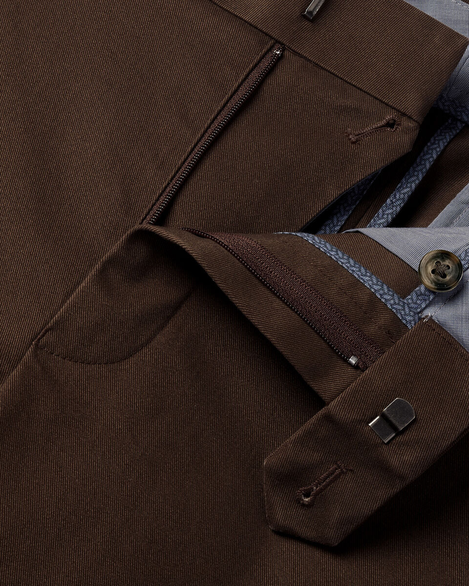 Chino Ultimate sans repassage - Chocolat