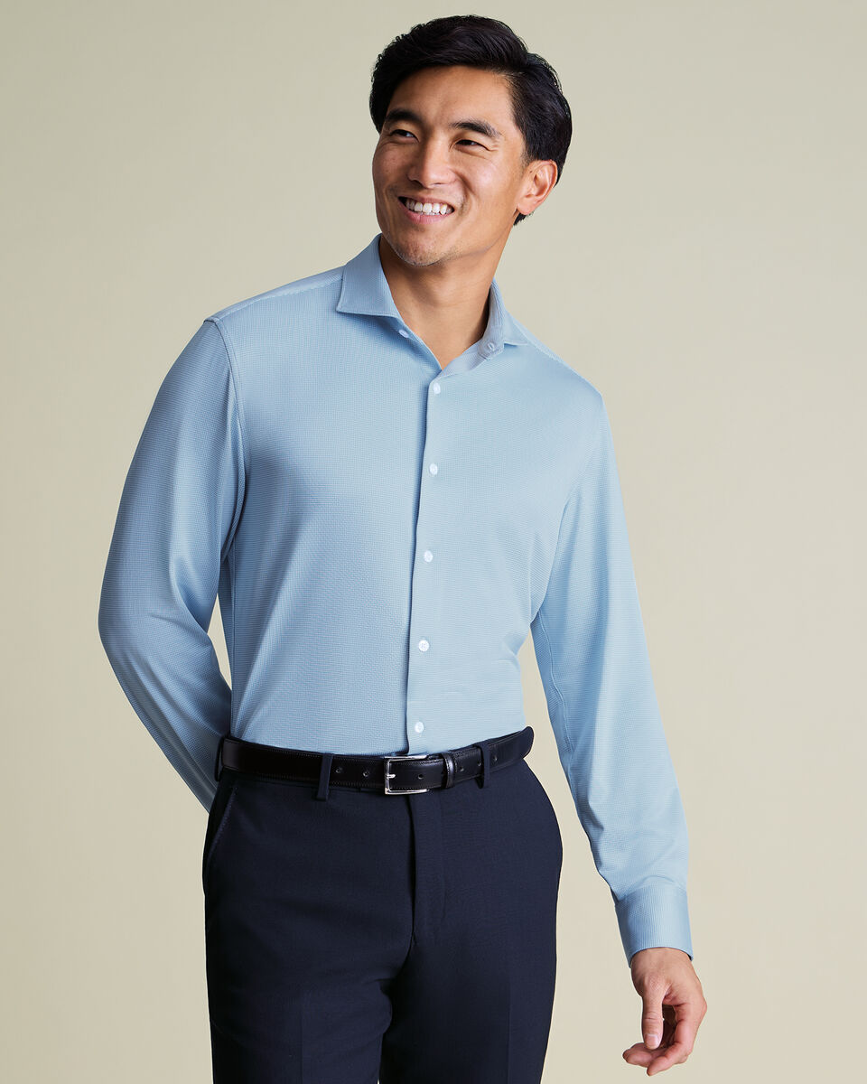 Performance Stretch Shirt - Light Blue
