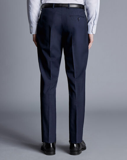 Stripe Suit Trousers - Navy
