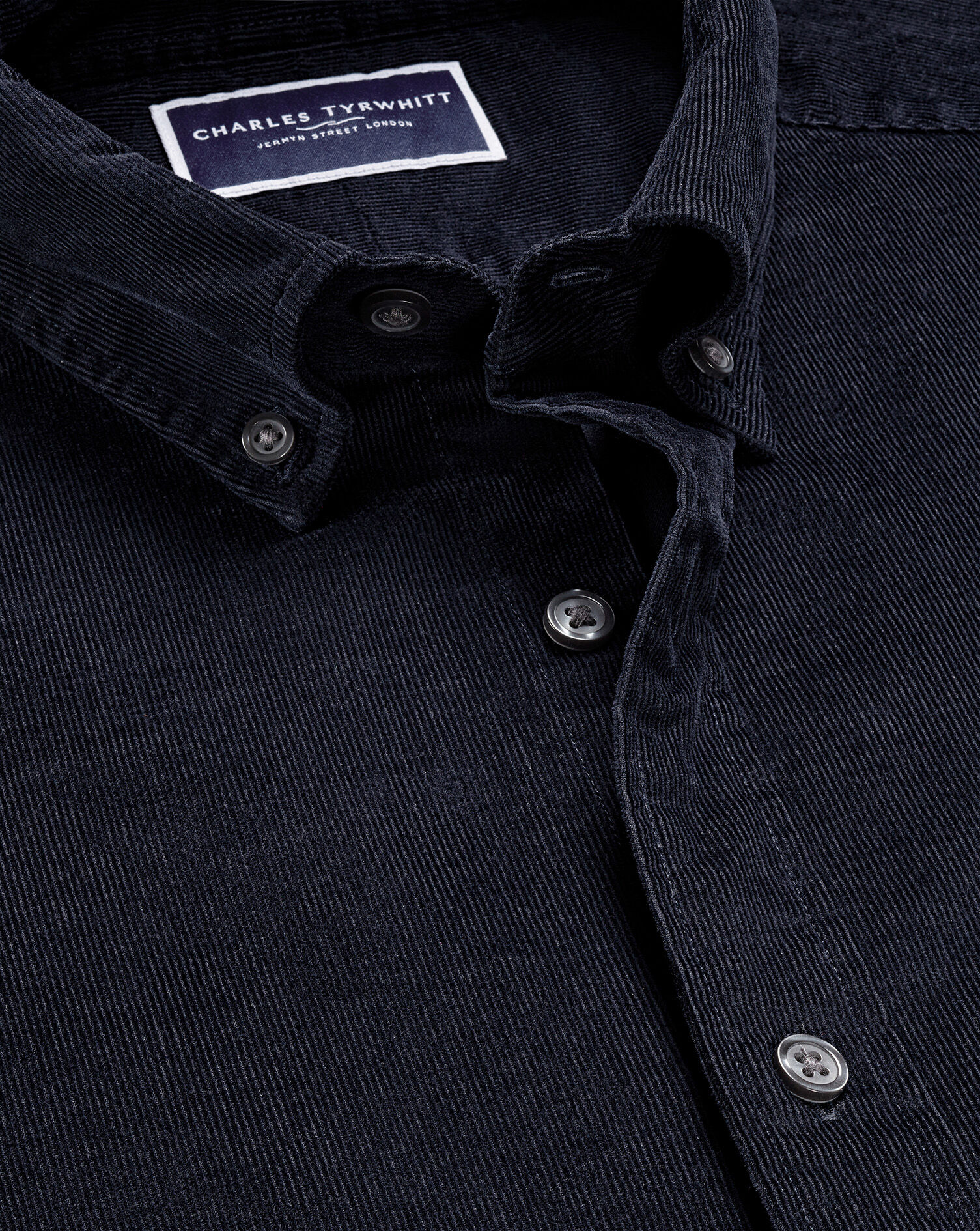 Corduroy Shirt - Navy