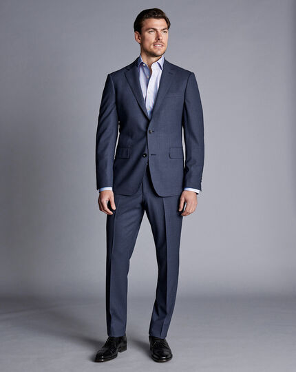 Ultimate Performance Suit Trousers - Heather Blue