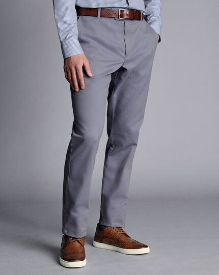 Ultimate Non-Iron Chinos - Heather Blue