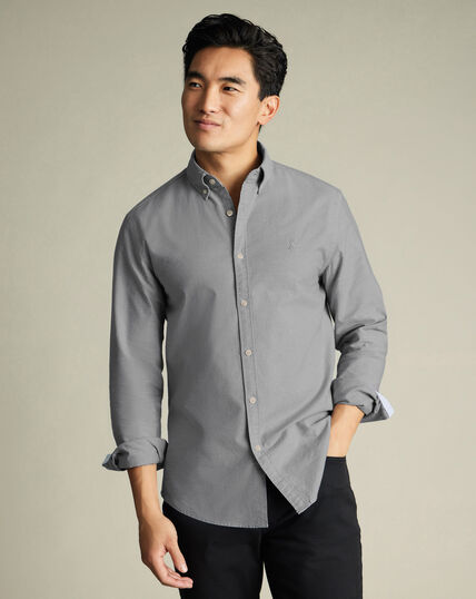 Men's Button-Down Gray Shirts | Formal & Smart Casual Shirts | Charles  Tyrwhitt US