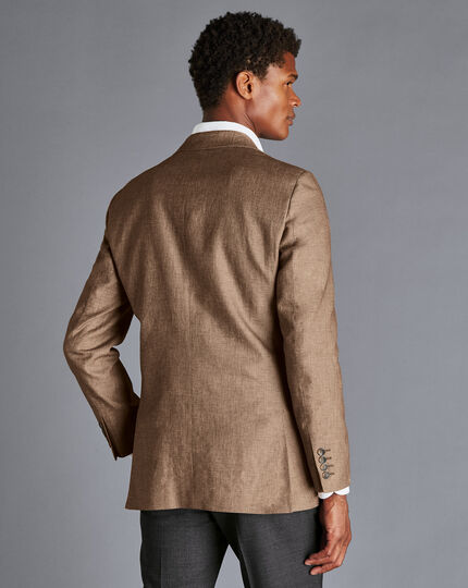 Linen Cotton Jacket - Tan
