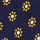 open page with product: Krawatte aus Seide mit Mini-Blumenmuster - Französisches Blau