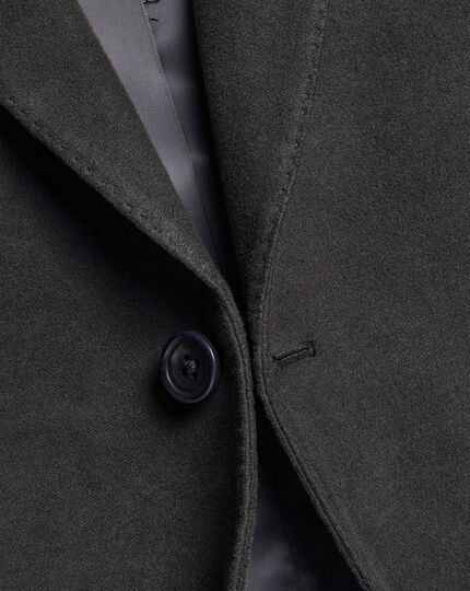 Italian Moleskin Jacket  - Dark Grey