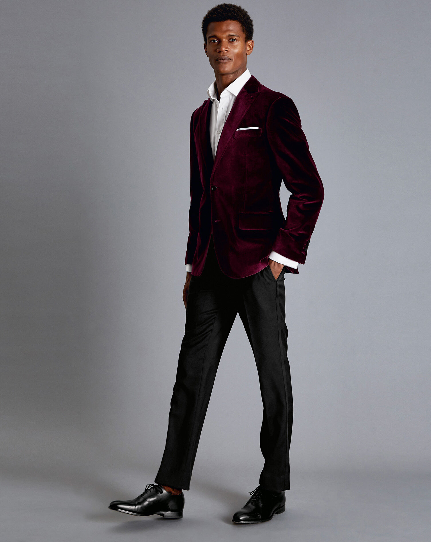 velvet maroon jacket