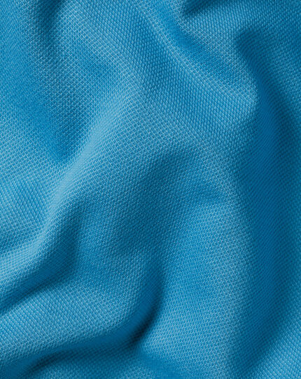 Tyrwhitt Pique Polo - Turquoise | Charles Tyrwhitt