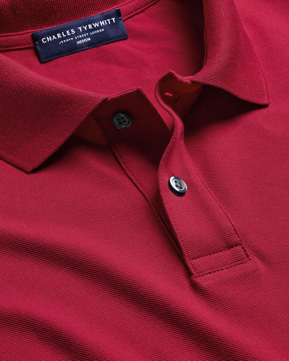 Piqu&eacute;-Polo&nbsp;- Rot