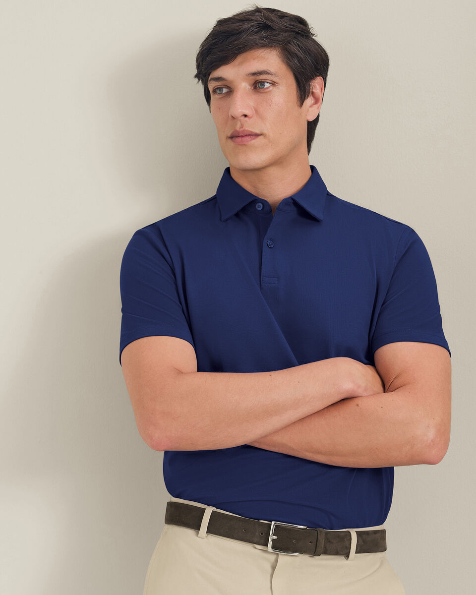 Smart Pique Polo - Royal Blue