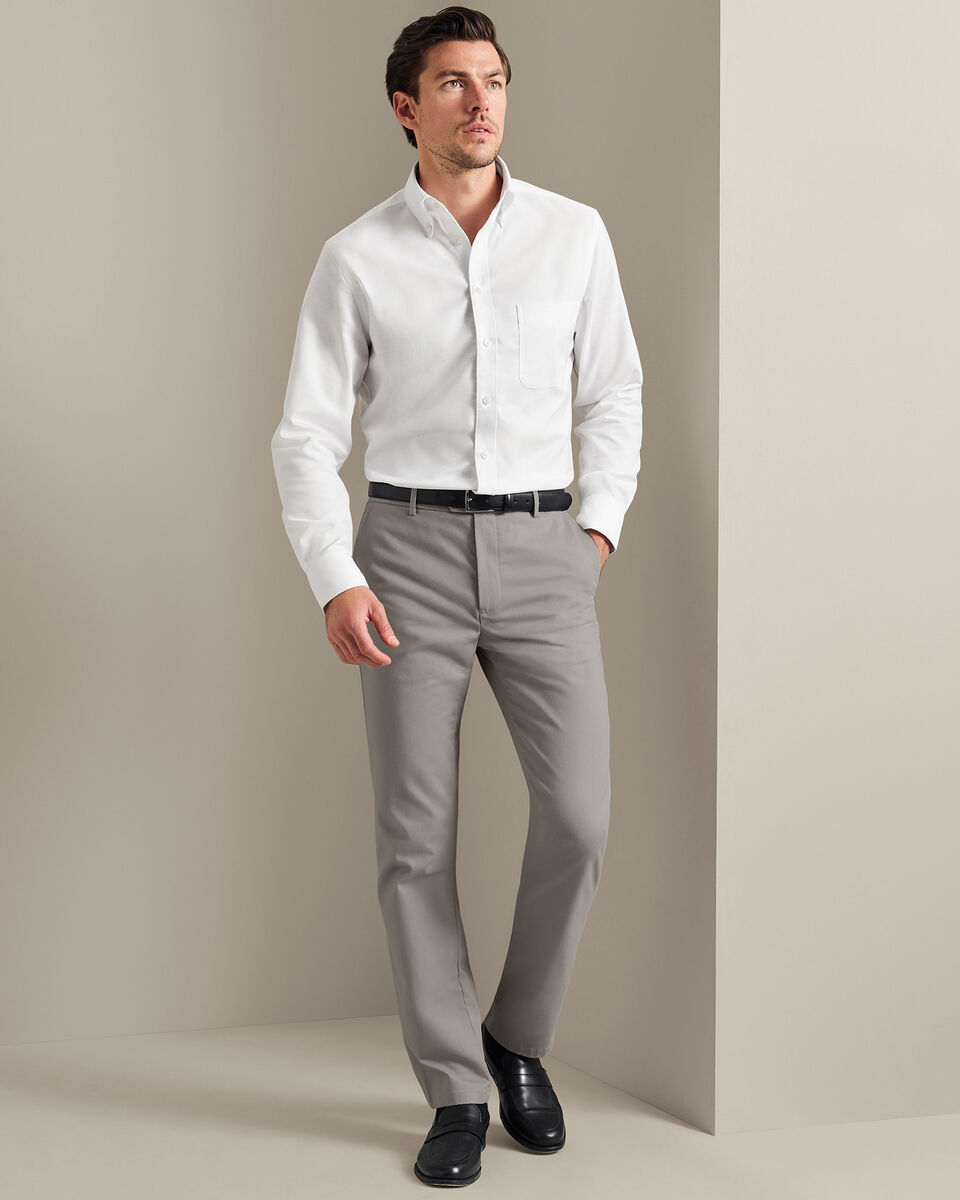 Chinos Ultimate Sans Repassage - Gris Clair