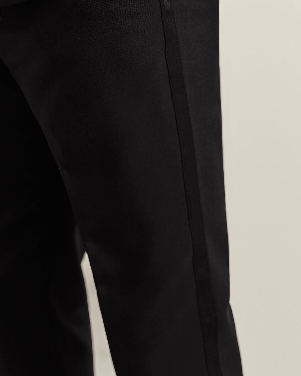 Double Breasted Dinner Suit Jacket  - Black