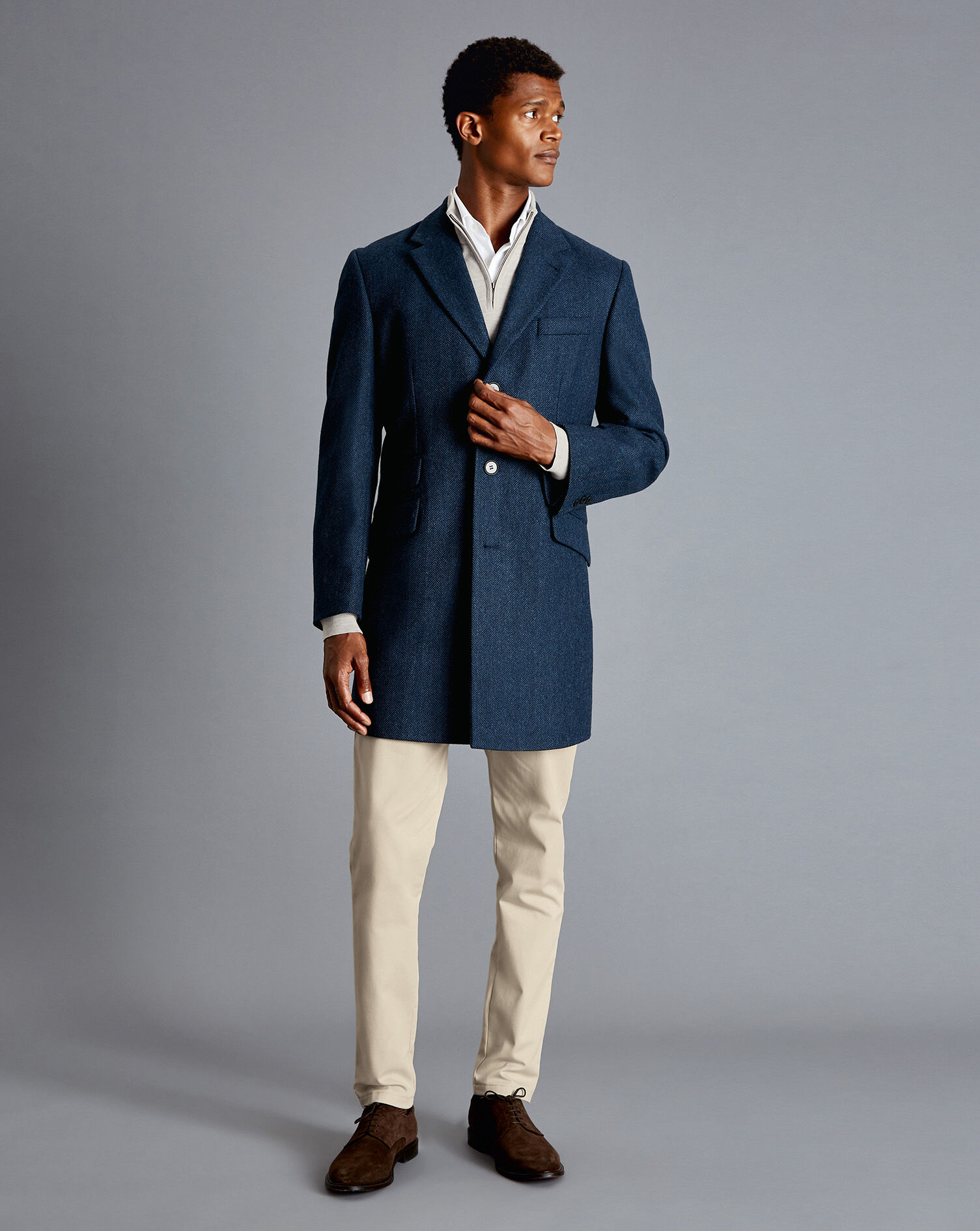 wool epsom overcoat