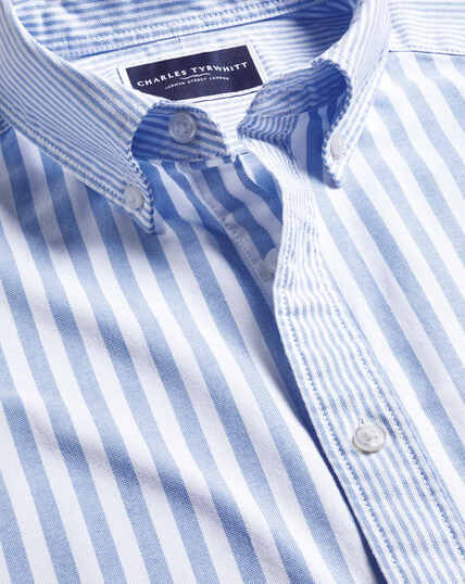 Men's Washed Oxford Weave Shirts | Charles Tyrwhitt