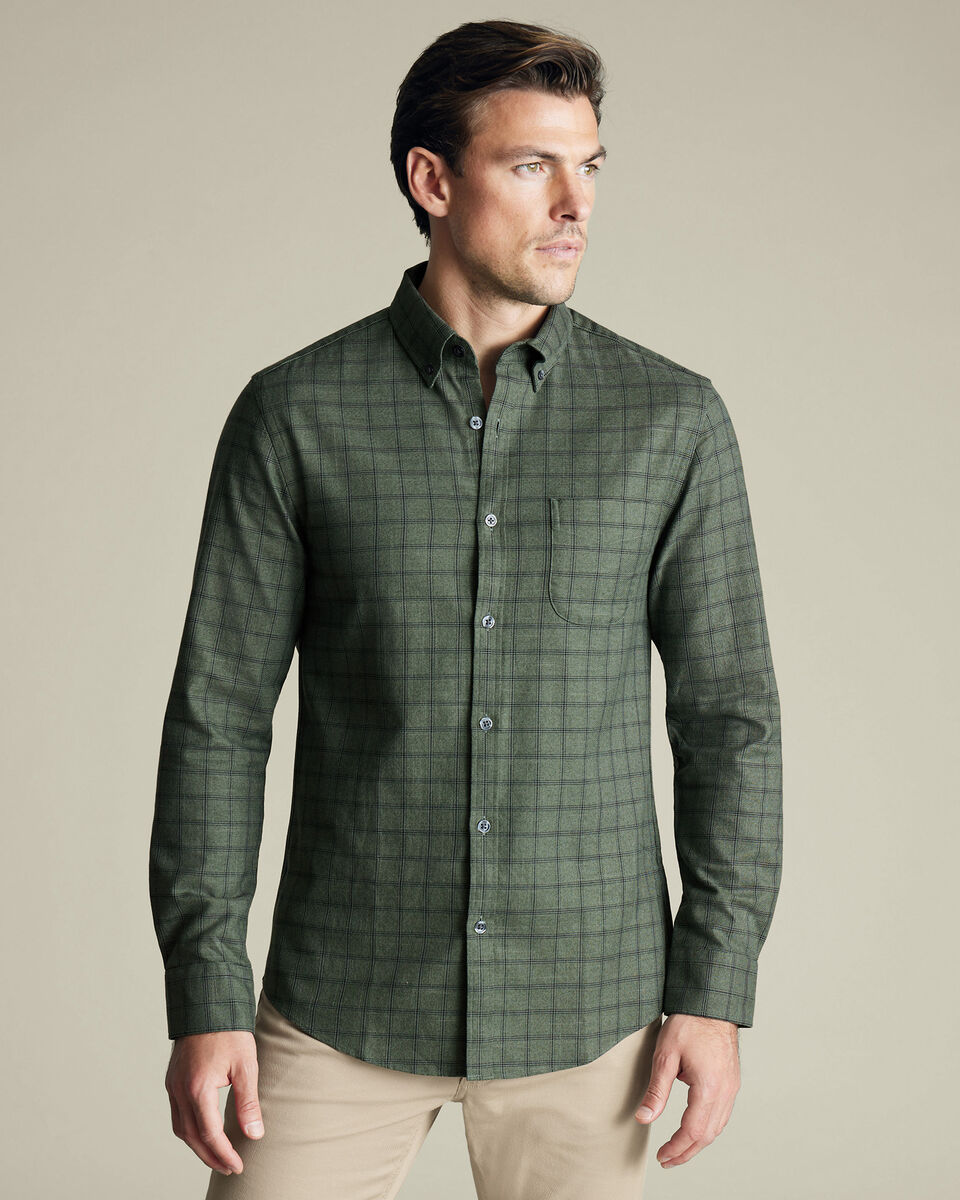 forsyth of canada non iron tailored fit dress shirt Forsyth of Canada Tailored Fit Spread Collar Non-Iron Dress Shirt main image 1