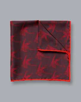 England Rugby Player Pocket Square - Berry