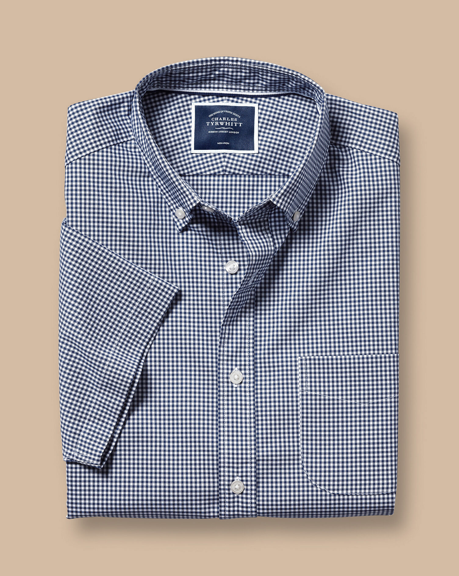 Button-Down Collar Non-Iron Stretch 