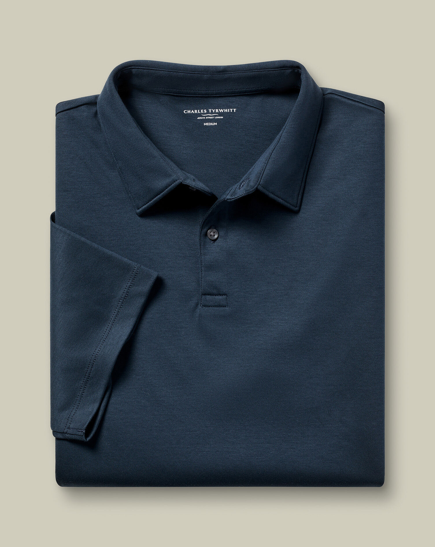 Smart Jersey Polo - Petrol Blue