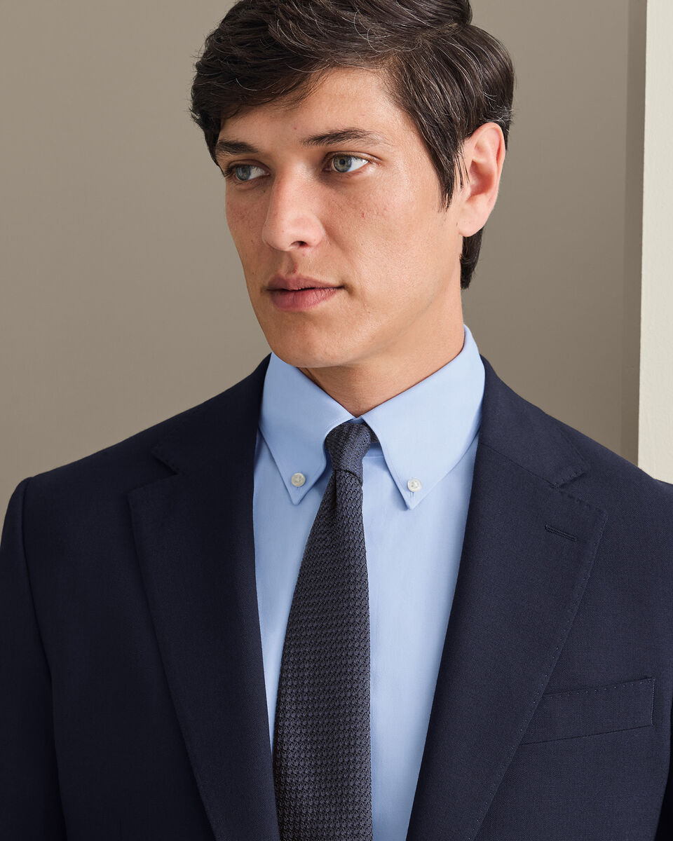 Non-Iron Twill Shirt - Sky Blue