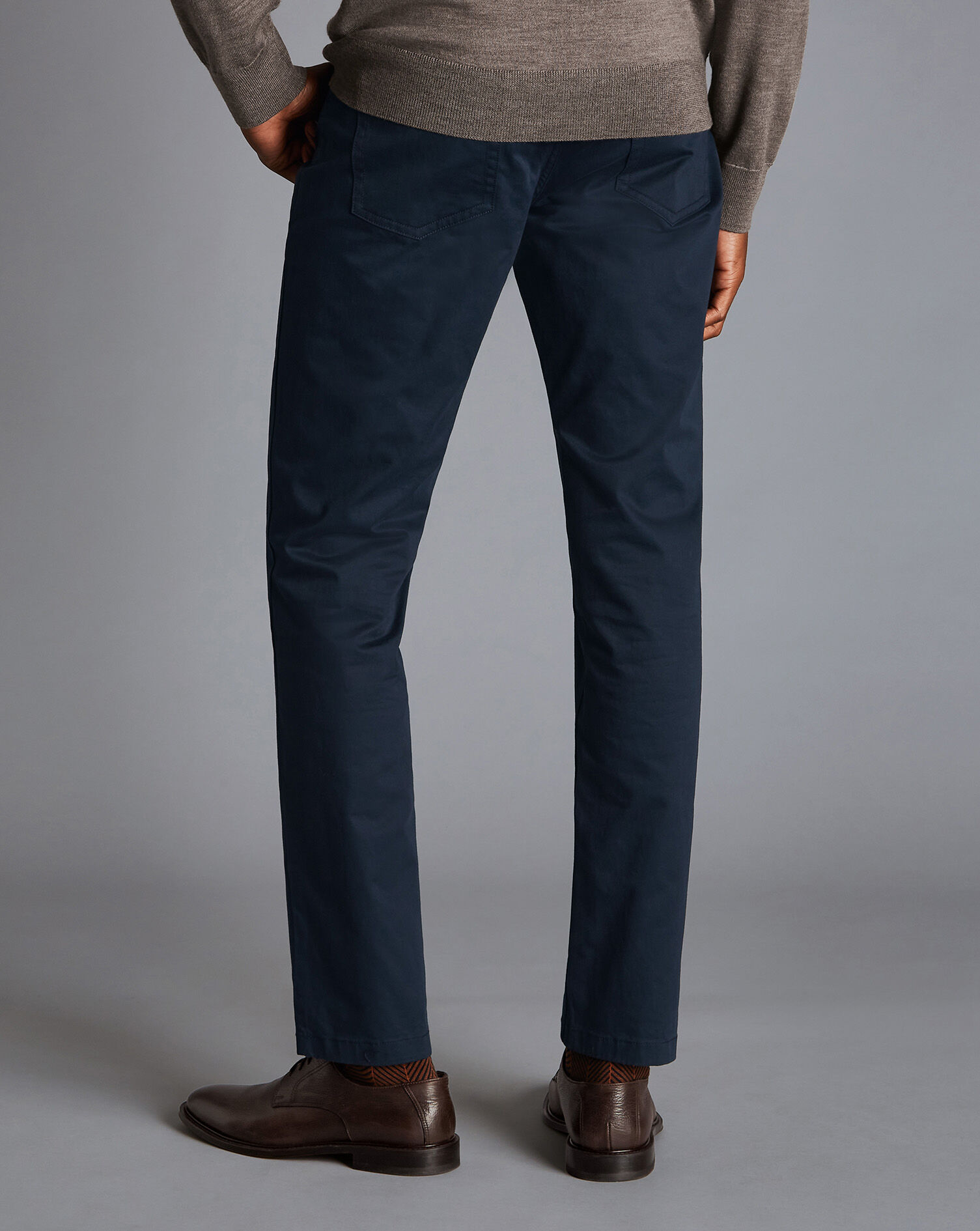 BOSS  Relaxedfit trousers in stretch organic cotton