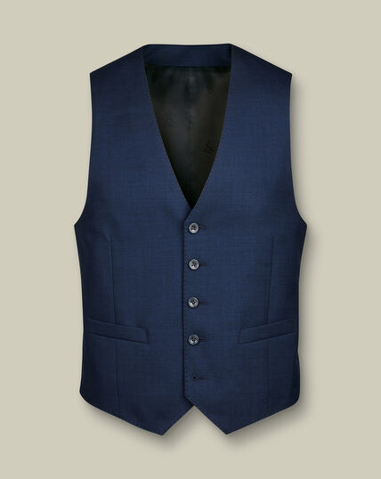Men's Blue Vests | Charles Tyrwhitt US