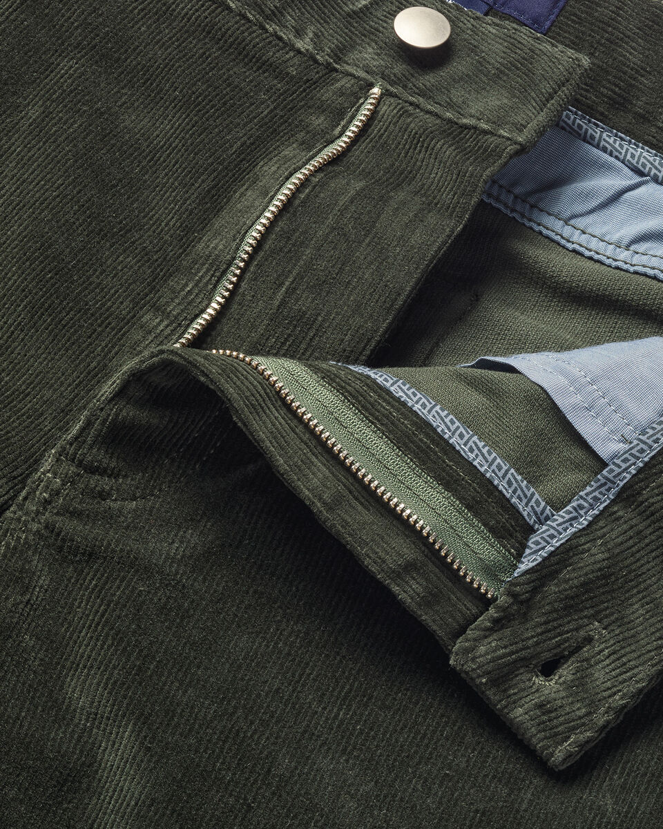 Corduroy 5 Pocket Pants - Forest Green