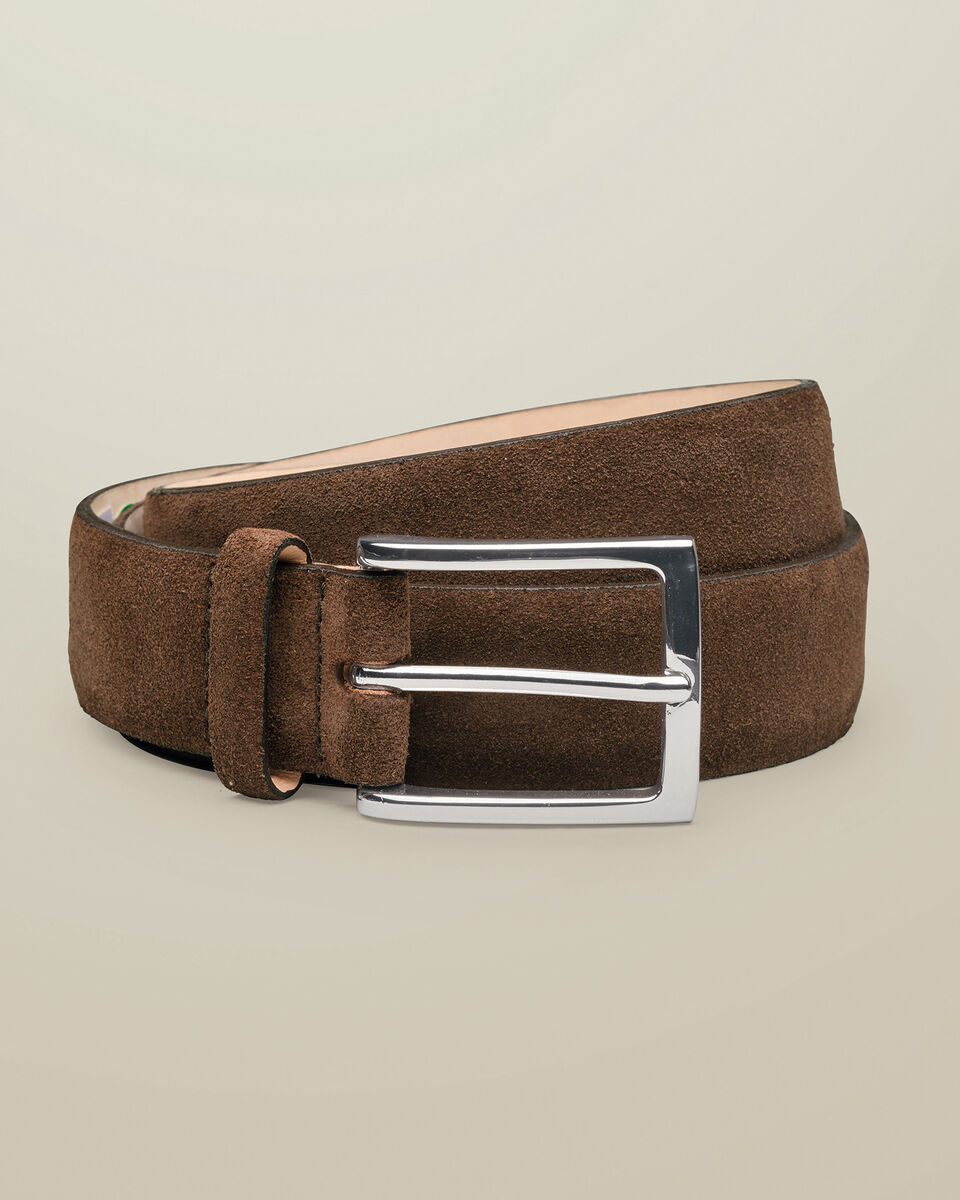 Suede Belt - Brown