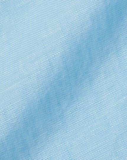 Hemd aus reinem Leinen - Hellblau