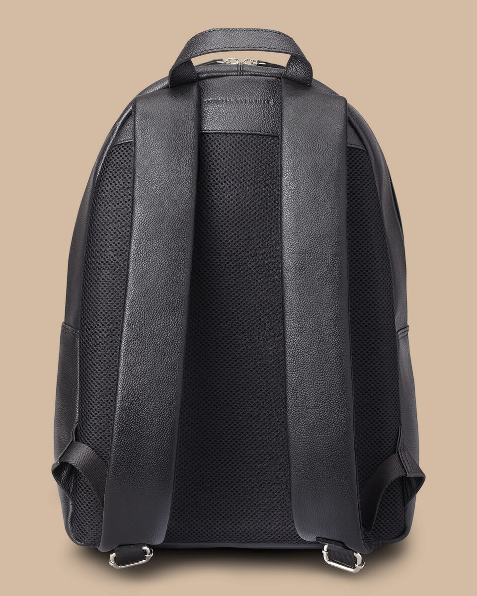 Camberwell Backpack Black Cross-Boarded Grain