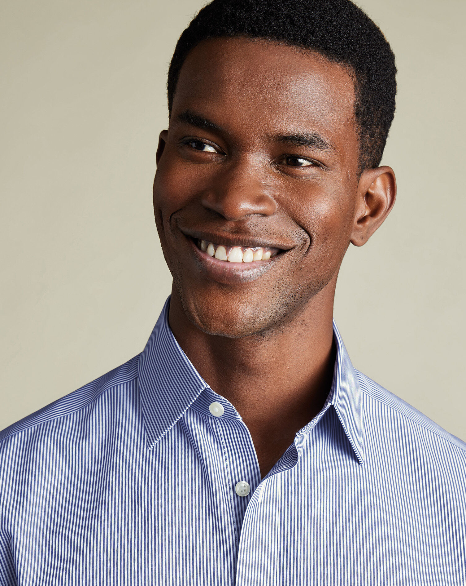 Non-Iron Bengal Stripe Shirt - Royal Blue