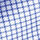 open page with product: Twill-Hemd aus ägyptischer Baumwolle mit Semi-Haifischkragen und Mini-Gitterkaros - Ozeanblau