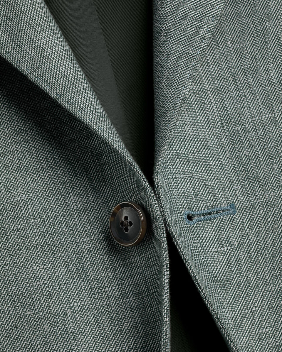Veste en lin et coton - Vert