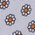open page with product: Krawatte aus Seide mit Mini-Blumenmuster - Hellblau