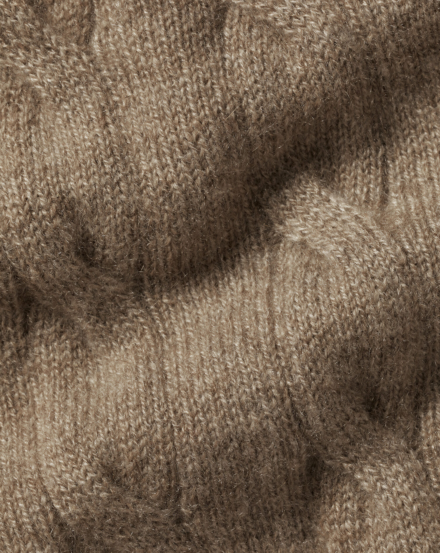 Cashmere Cable Knit Crew Neck Jumper 