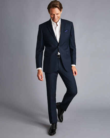 Twill Business Suit - Navy
