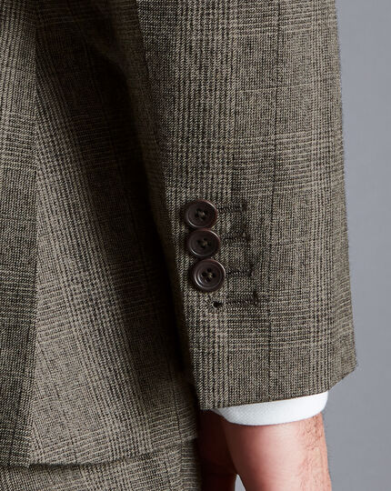 Prince of Wales Check Suit - Oatmeal