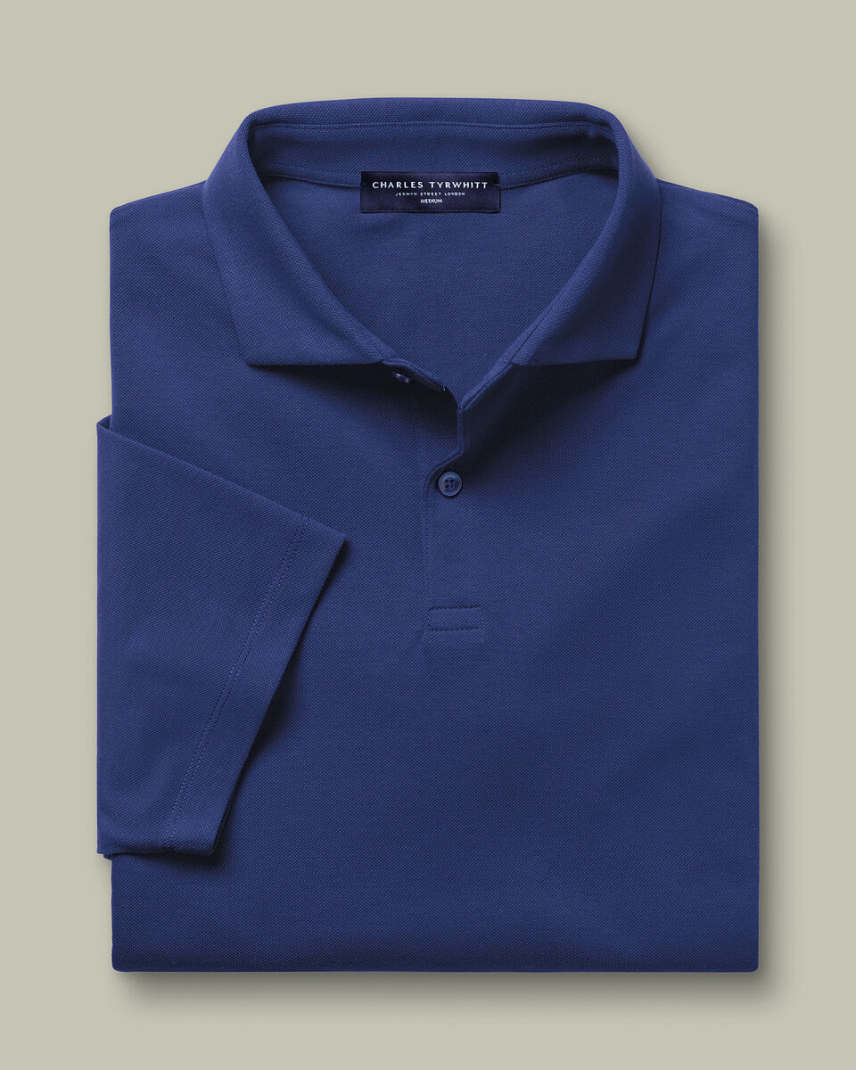Smart Pique Polo - Royal Blue