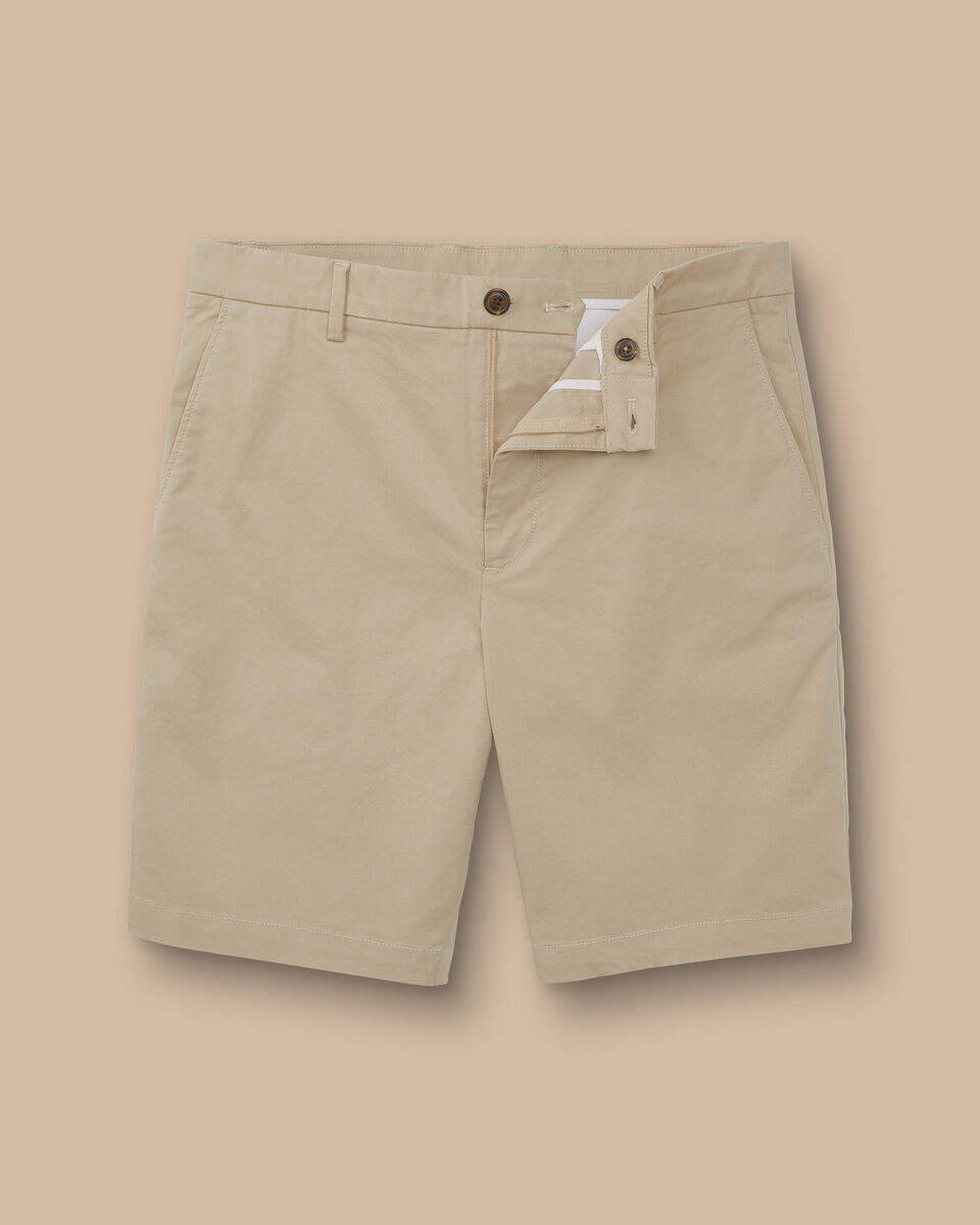 Shorts aus Baumwolle - Graubraun