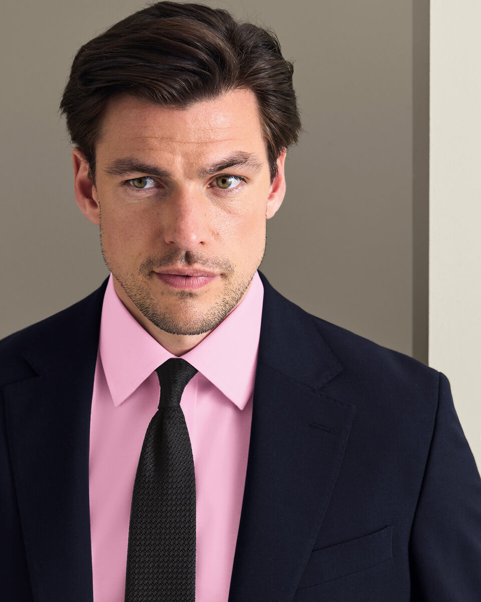 Non-Iron Twill Shirt - Pink