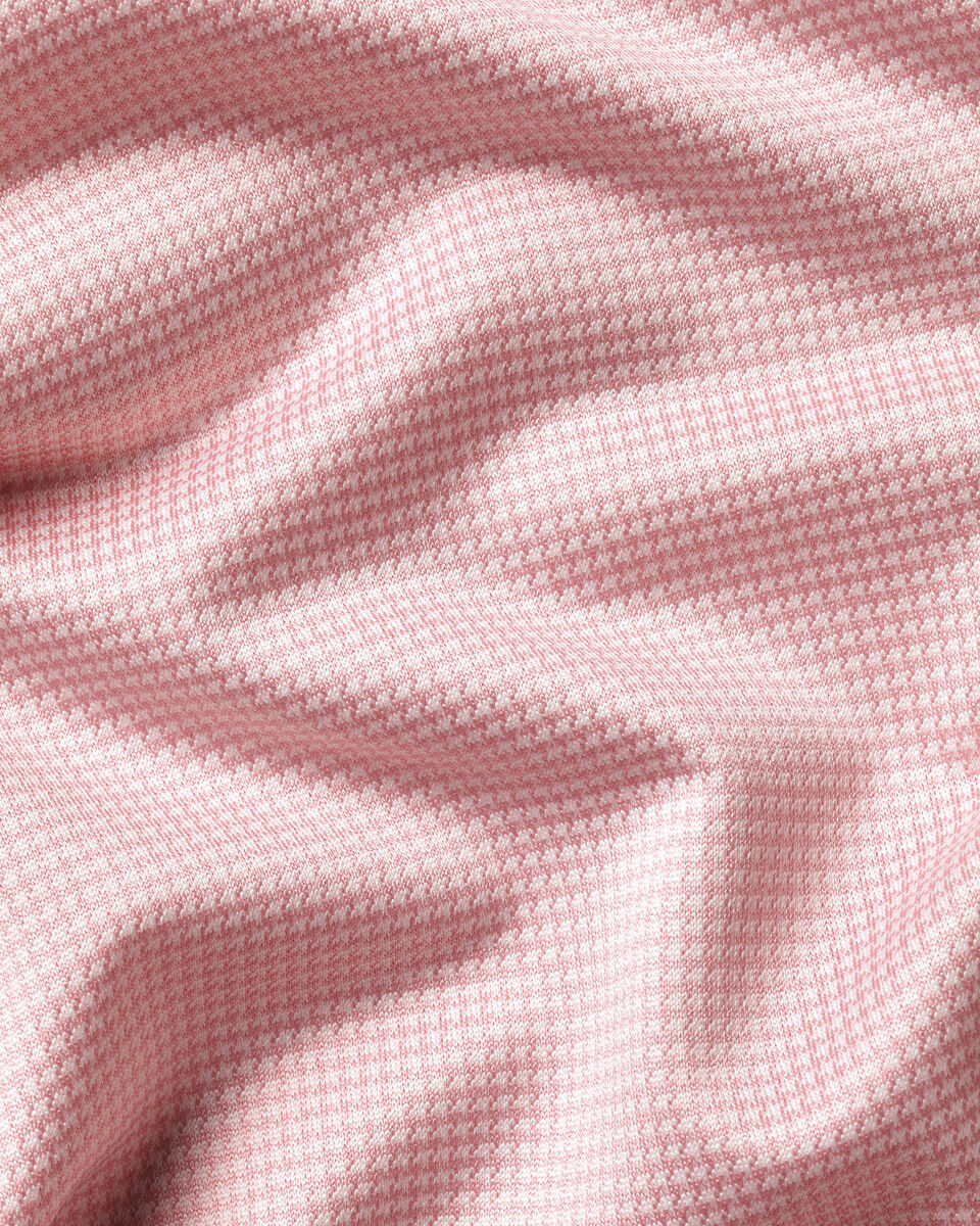 Performance Stretch Shirt - Light Pink & White