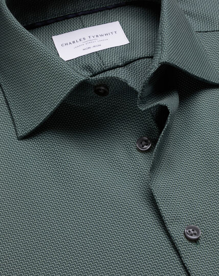 dark green men's dress shirt slim fit Green Dress Shirts