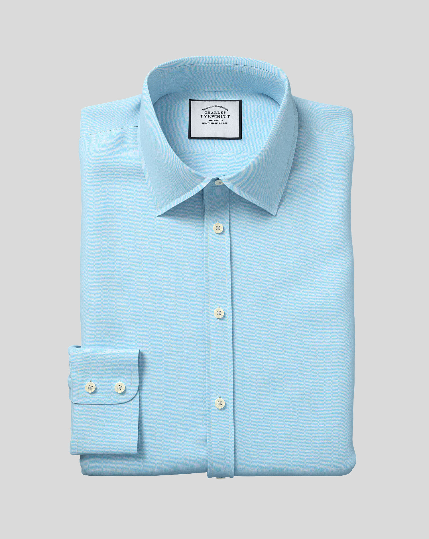 teal collared shirt