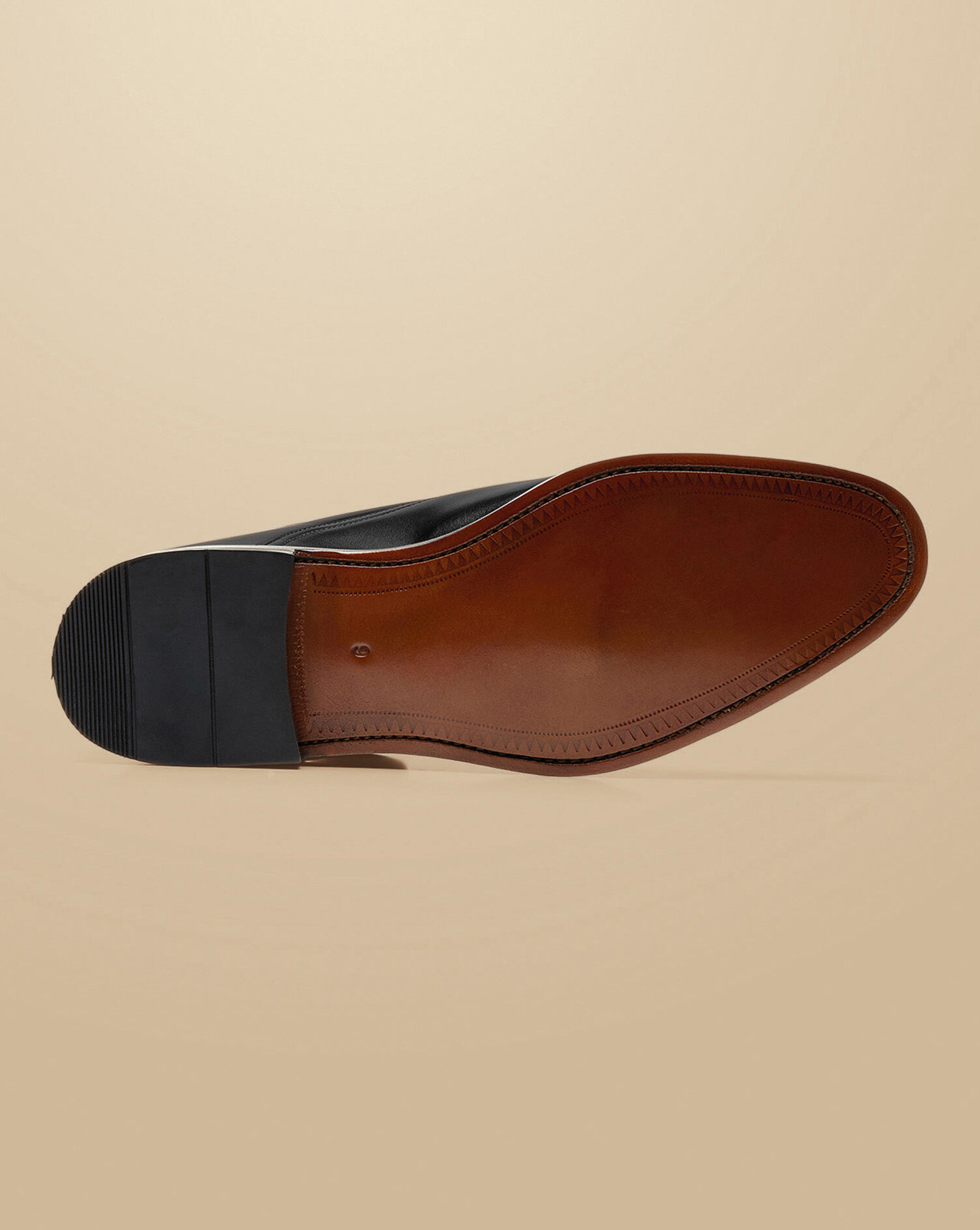 Leather Oxford Shoes - Black | Charles 