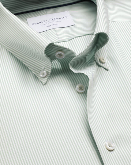 mens dress shirts button down collar Perry Ellis Men's Untucked Total Stretch Slim Fit Banded Shirt down collar Mens Beige Square Plaid Collar