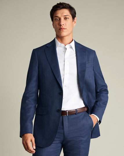 Italian Luxury Suit Jacket – Ink Blue