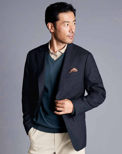 Single-Breasted Tailored Jacquard Jacket - Men - Ready-to-Wear
