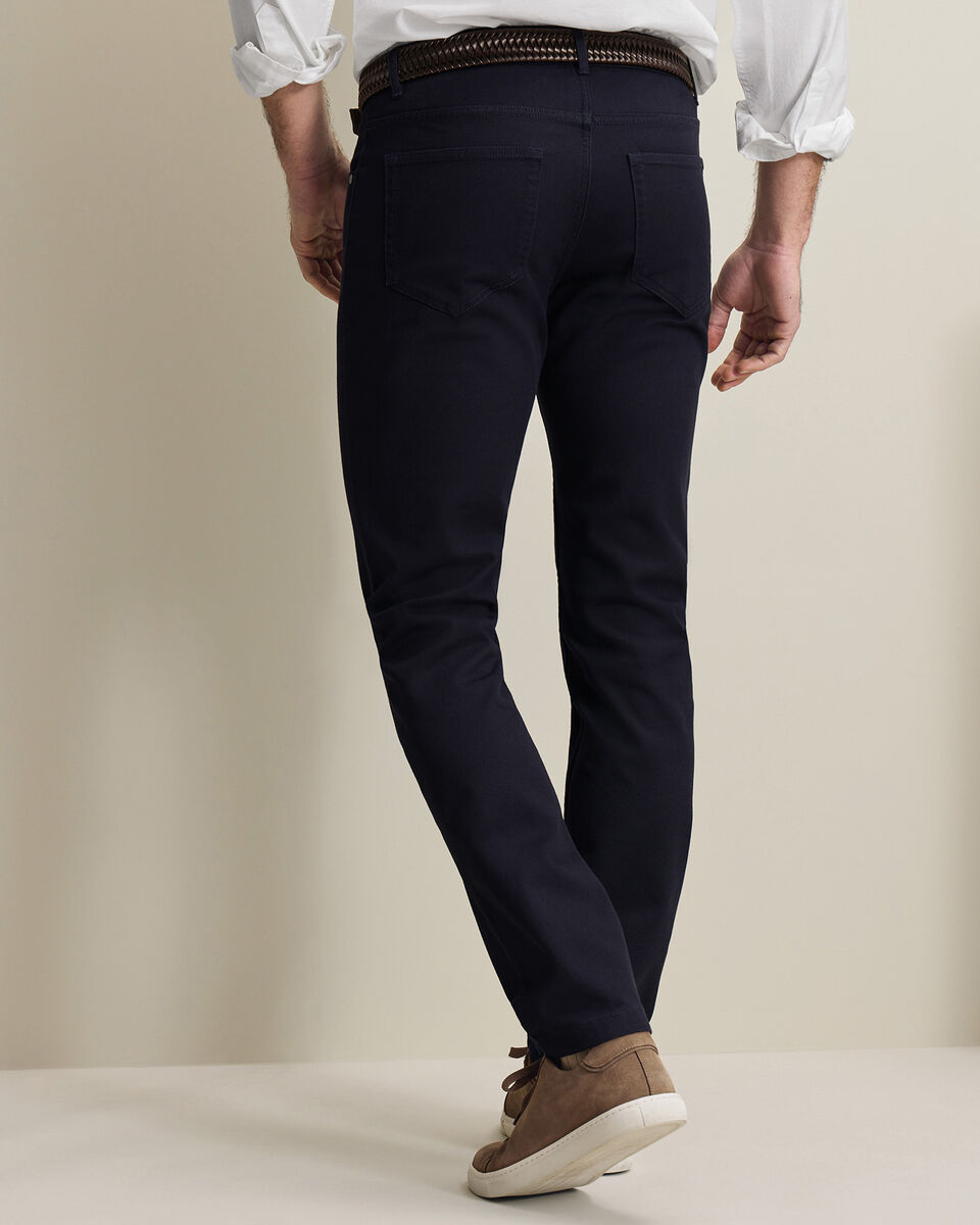 Jeans De 5 Bolsillos - Azul Marino Oscuro