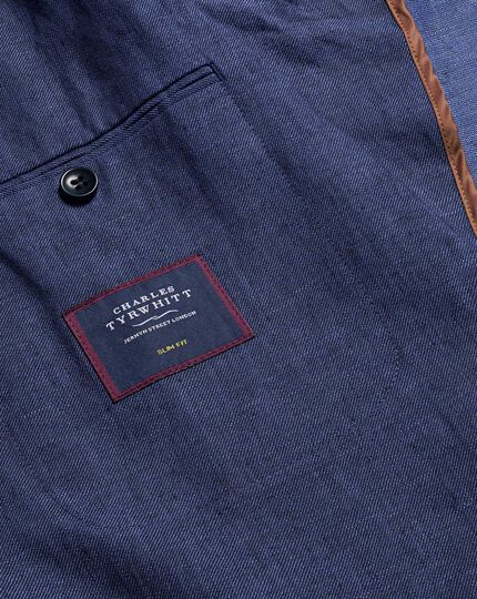 Linen Cotton Jacket - Blue